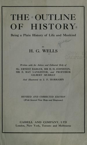 H. G. Wells: The outline of history (1920, Cassell)