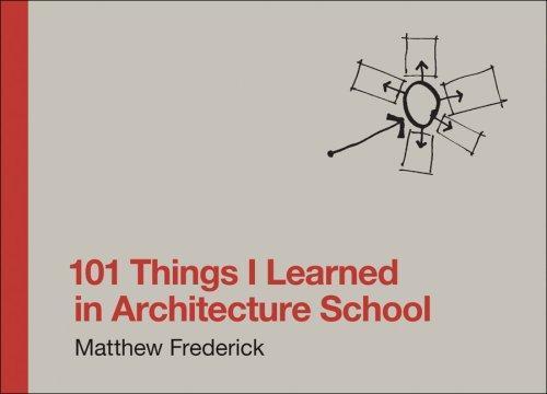 Matthew Frederick: 101 things I learned in architecture school (2007)