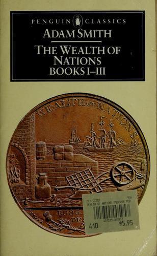 Adam Smith: The wealth of nations (1986)