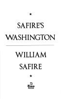 William Safire: Safire's Washington (1980, Times Books)