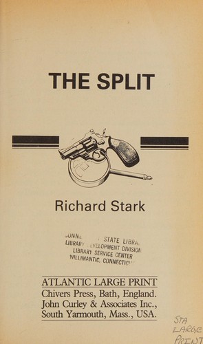 Richard Stark: The split (1986, Chivers Press, J. Curley)