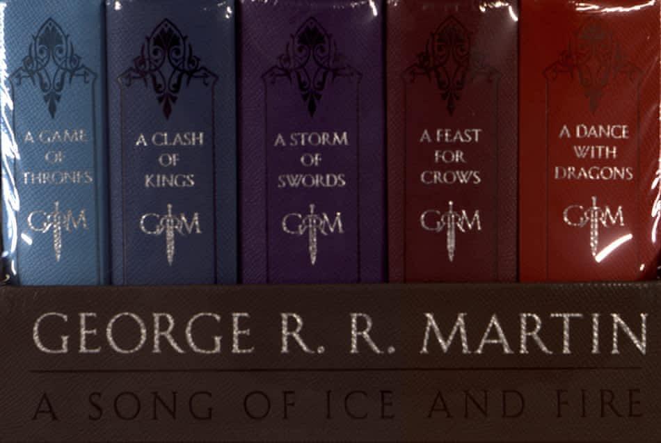 George R. R. Martin: A Game of Thrones Leather-Cloth Boxed Set (Song of Ice and Fire Series) (Hardcover, 2015, Bantam Books)