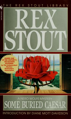 Rex Stout: Some buried Caesar (Paperback, 1994, Bantam Books)