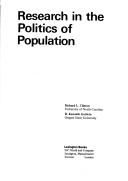 Richard L. Clinton: Research in the politics of population. (1972, Lexington Books)