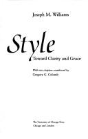 Joseph M. Williams: Style (Hardcover, 1994, University Of Chicago Press)