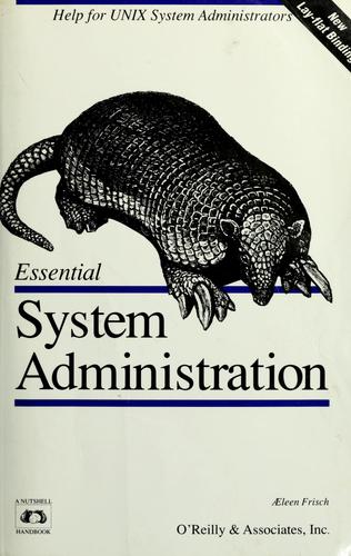 Æleen Frisch: Essential System Administration (1992, O'Reilly & Associates)