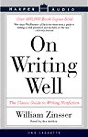 William Zinsser: On Writing Well (AudiobookFormat, 1994, HarperAudio)