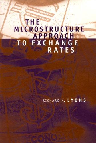 Richard K. Lyons: The Microstructure Approach to Exchange Rates (Paperback, The MIT Press)