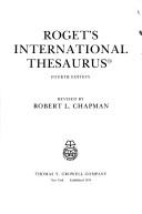 Peter Mark Roget, Peter M. Chapman: Roget's international thesaurus (1979, Crowell, Harper & Row, HarperCollins Publishers)