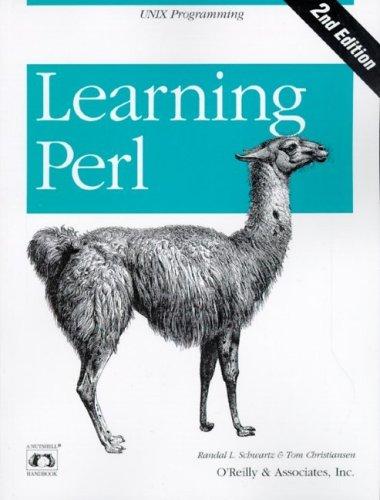 Randal L. Schwartz: Learning Perl (1997, O'Reilly & Associates, O'Reilly)