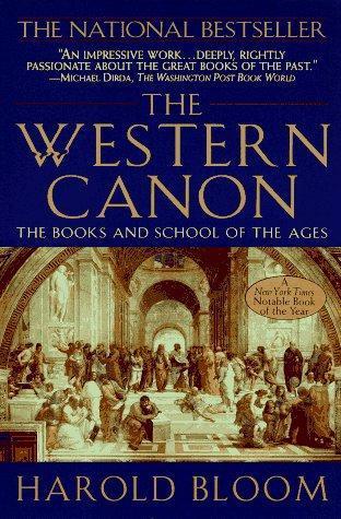 Harold Bloom: The Western canon (1995)